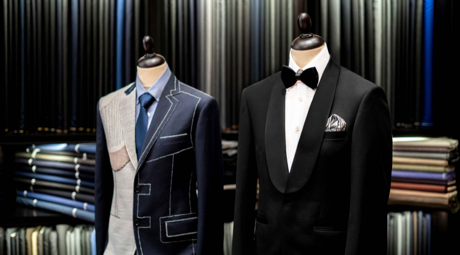 ready to wear off-the-rack suits
