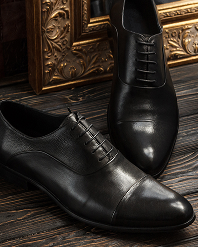 Black Oxford shoes