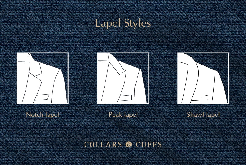 Types of lapel styles Suit lapel styles