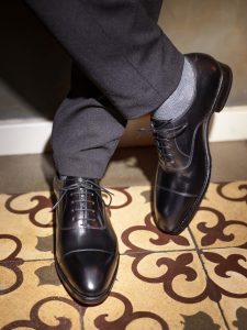 custom shoes dubai - black oxfords