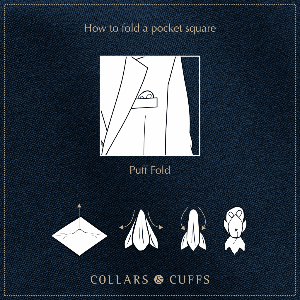 How To Fold A Pocket Square In 5 Different Ways Collars & Cuffs